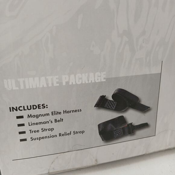 Muddy Magnum Elite Safety Harness One Size Tree Stand Hunting Gear Lightweight - Picture 3 of 15